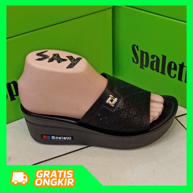 Sandal Spaletti wedges terbaru original import asli Ori model paling baru