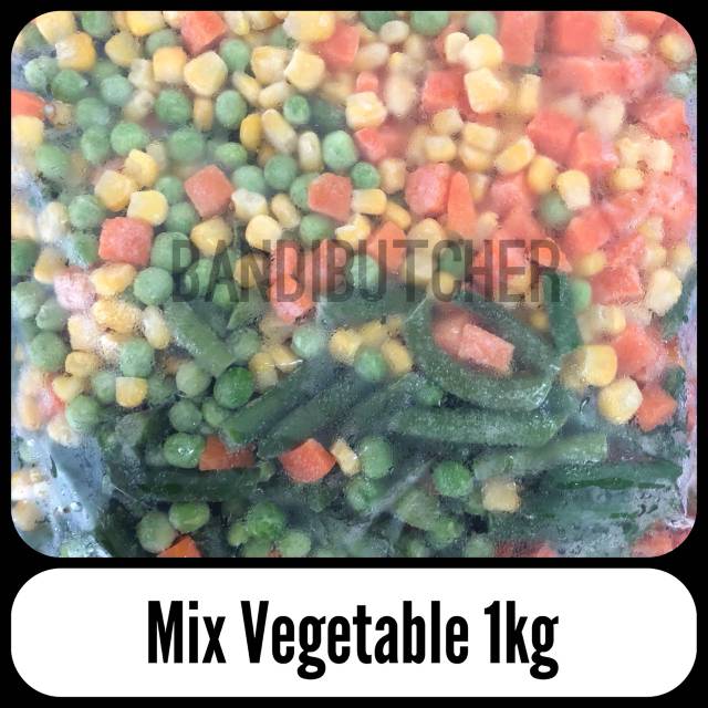 Mix Vegetables / Sayuran Steak Sup / Jagung Buncis Wortel Polong Bandi