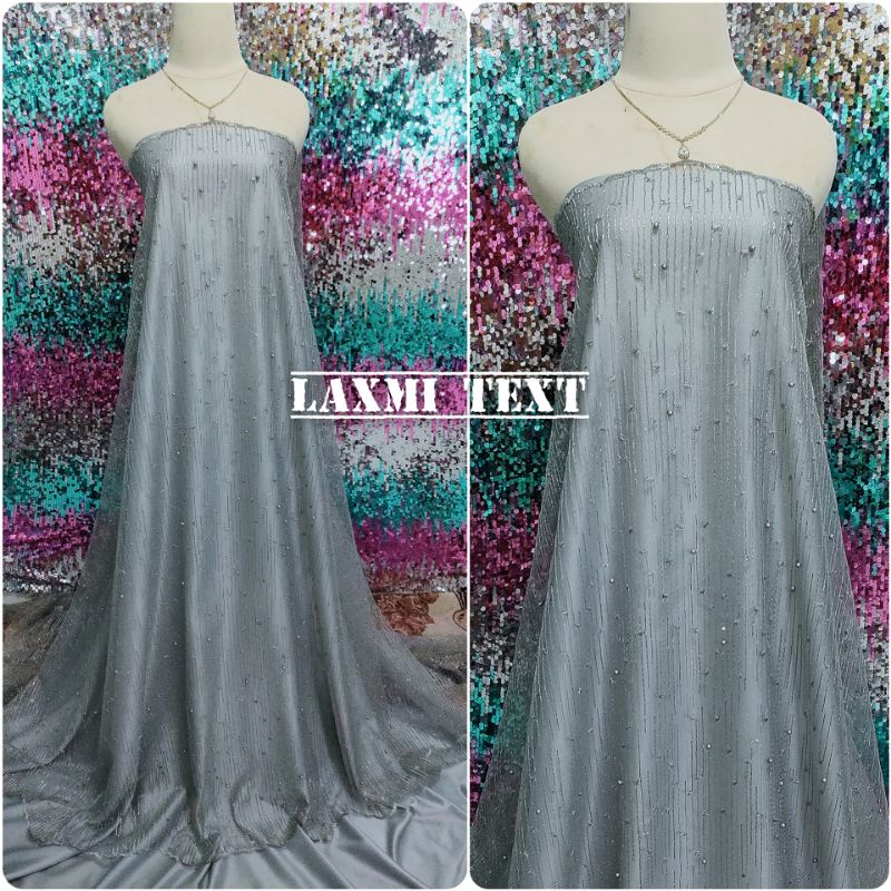 Kain Tille mutiara hujan/ bahan tile mutiara rain/ bahan kebaya