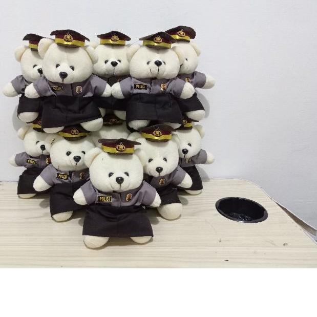 ✬ READY BONEKA POLISI/POLWAN/BRIMOB/BHAYANGKARI 14 cm ➥