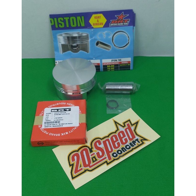 Piston kit buta BRT Pen 14 + jasa bubut dan coak