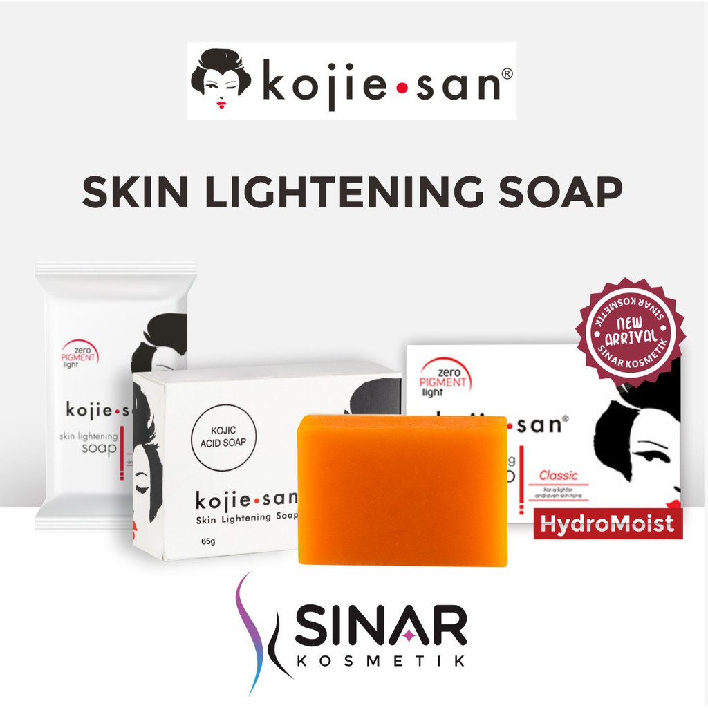 ✦SINAR✦  Kojie San (KojieSan) Skin Lightening Soap - Hydromoist Soap - Acid Soap