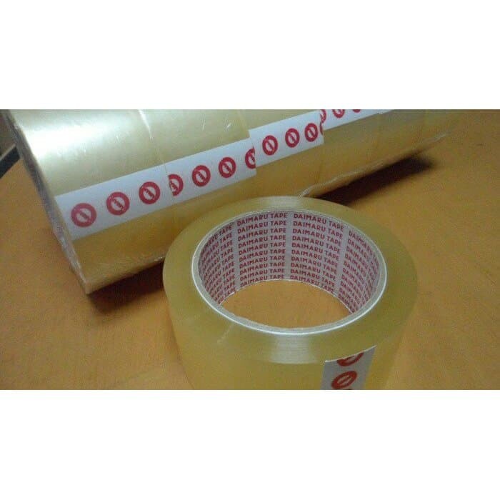 

PEREKAT-PENGIKAT- LAKBAN DAIMARU BENING 2 INCH - 48 MM X 90 YARD - BENING -PENGIKAT-PEREKAT.