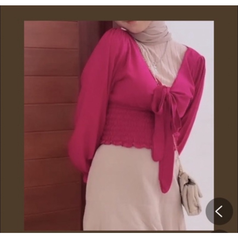 CINDY SABRINA TOP/TOP IKAT/BUSUI FRIENDLY
