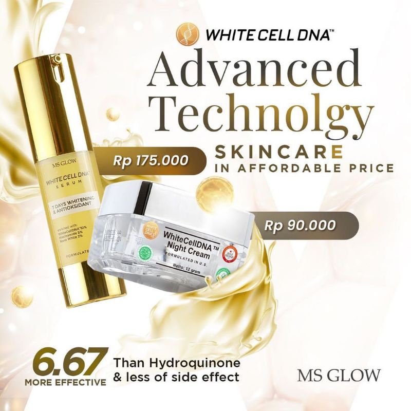 NIGHT CREAM WHITE CELL DNA / SERUM WHITE CELL DNA