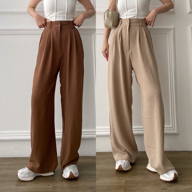 ASOKA Kulot Crinkle 992 - Celana Kulot - Celana Wanita - Trouser Pants