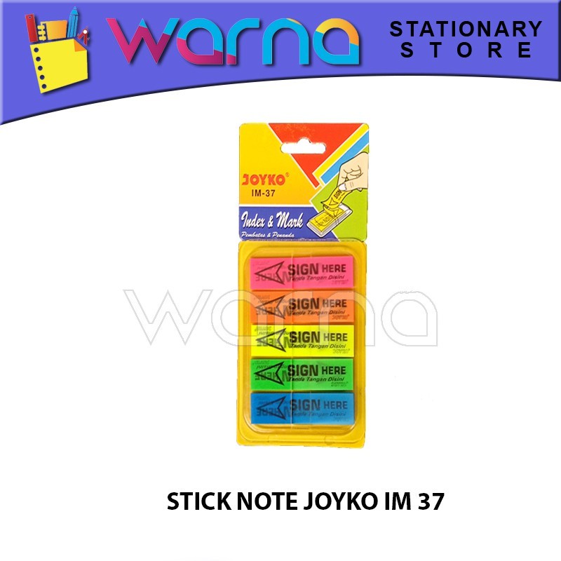 

STICK NOTE/PENANDA PLASTIK JOYKO IM 37