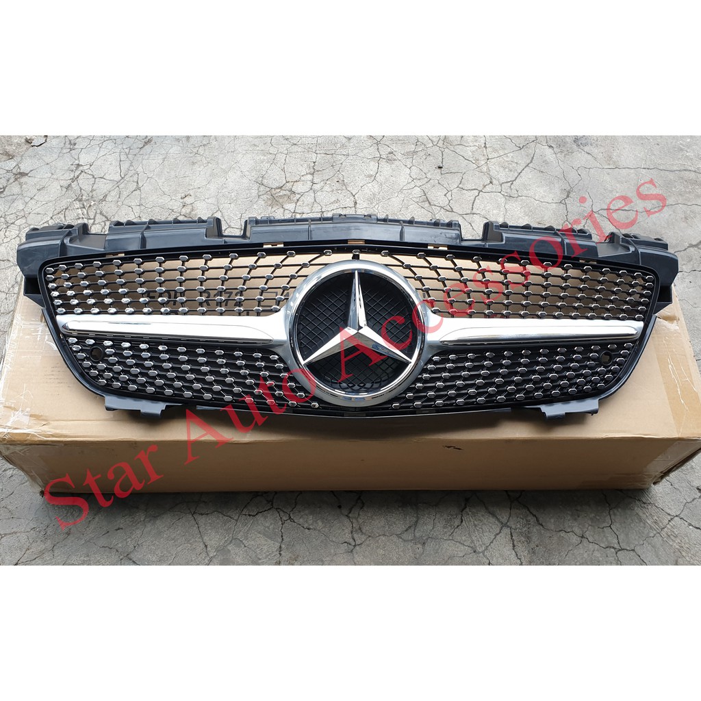 Grill Diamond Mercedes Benz R172 Pre Facelift List Silver