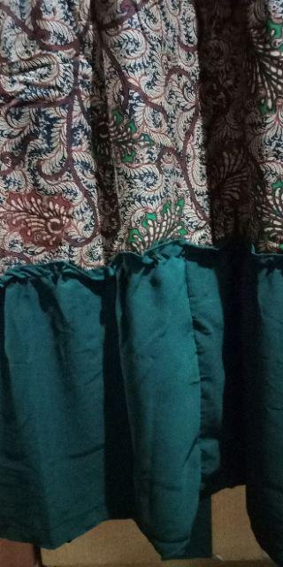Gamis Batik Syari Wolfis Gaun Kondangan Pesta Wedding