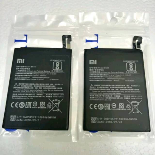 BATERAI BATRE BATTERY XIAOMI REDMI NOTE 5 NOTE 5 PRO BN-45 ORIGINAL