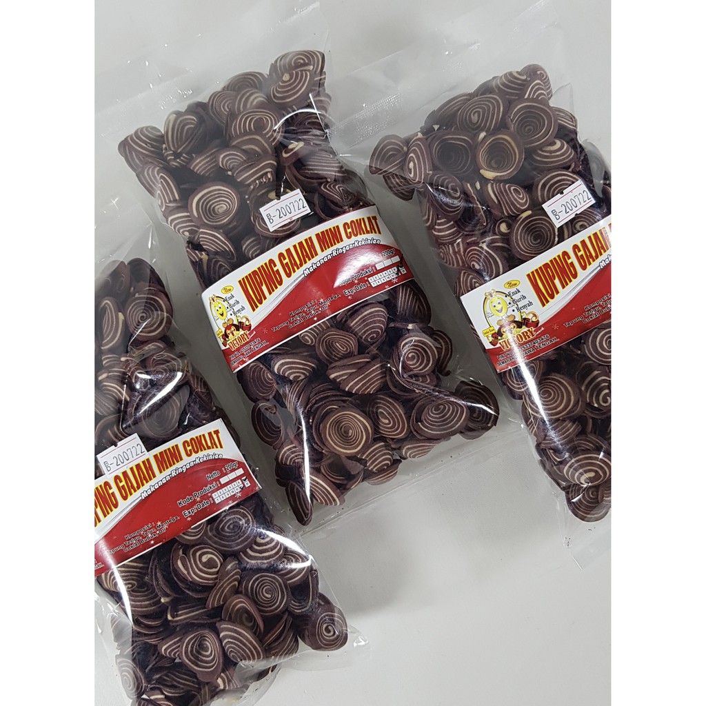 

Victory Snack - Camilan Kuping Gajah Mini Coklat murah isi 200 gr