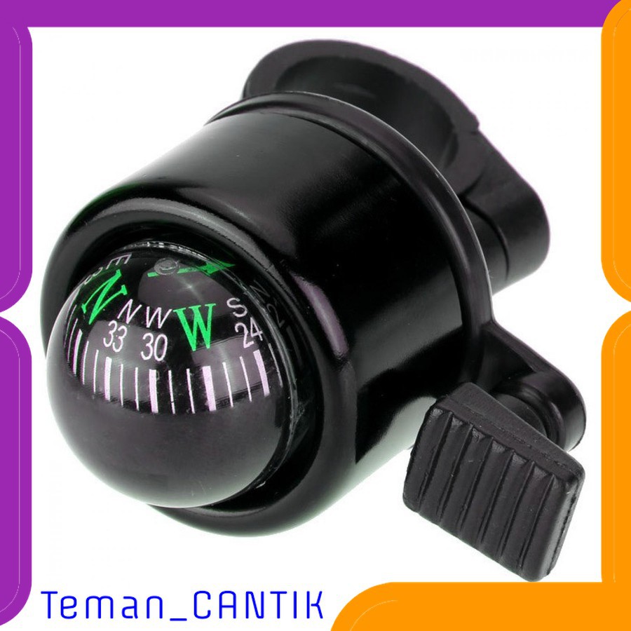 Grab Medan TC-IB492 MTB BICYCLE COMPASS + TRUMPET BELL / KOMPAS SEPEDA  R2194