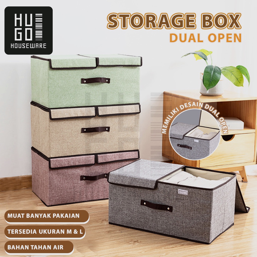 HUGO Storage Box Organizer Container Kotak Penyimpanan Baju