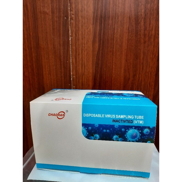 VTM CHAORAN ISI 25 KIT | DISPOSABLE VIRUS SAMPLING TUBE | INACTIVTED VTM MURAH