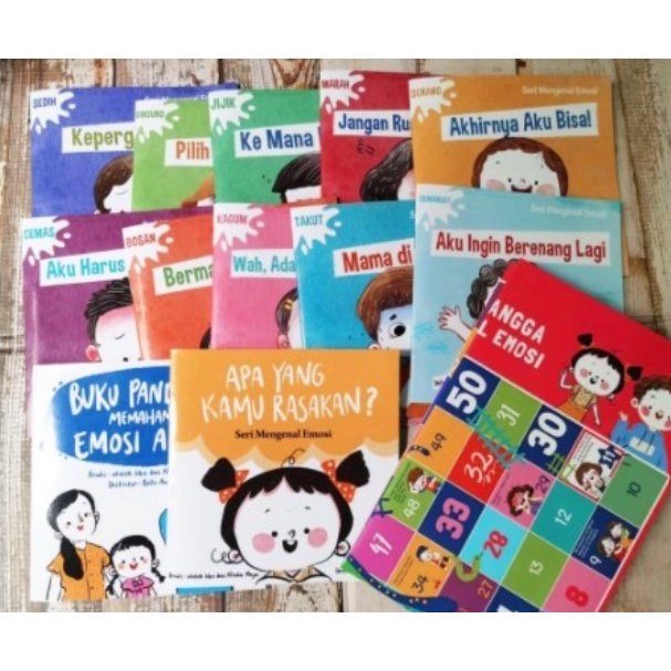 1 Set Buku Seri Mengenal Emosi Nindia Maya &amp; Watiek Ideo 100% Original