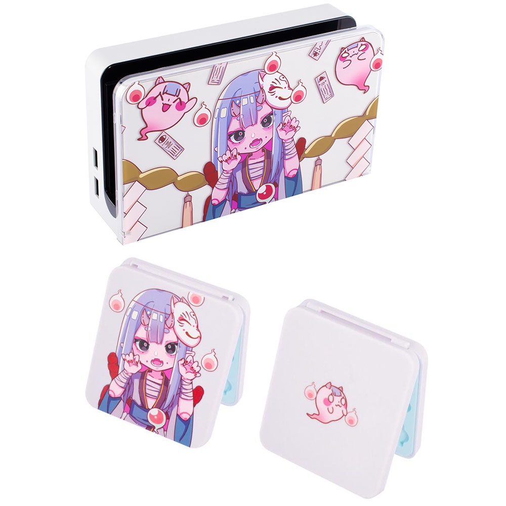 Hard Case Pelindung Nintendo Switch V1 V2 Motif Ghost Girl