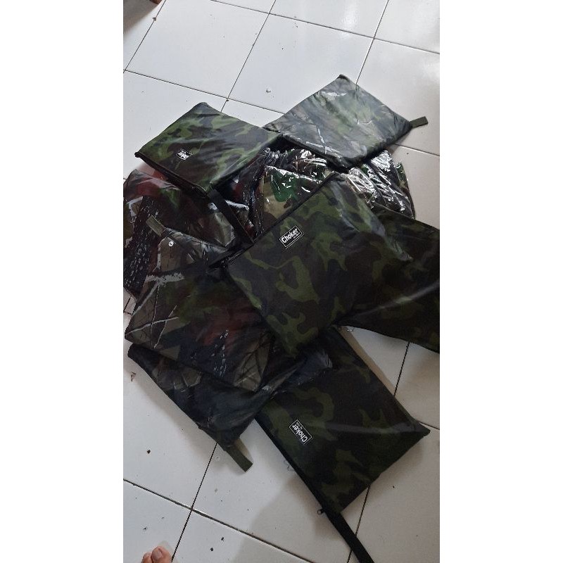 Jas Hujan Ponco Loreng Malvinas - Jas Hujan Ponco Loreng Camo - Jas Hujan Loreng Ponco