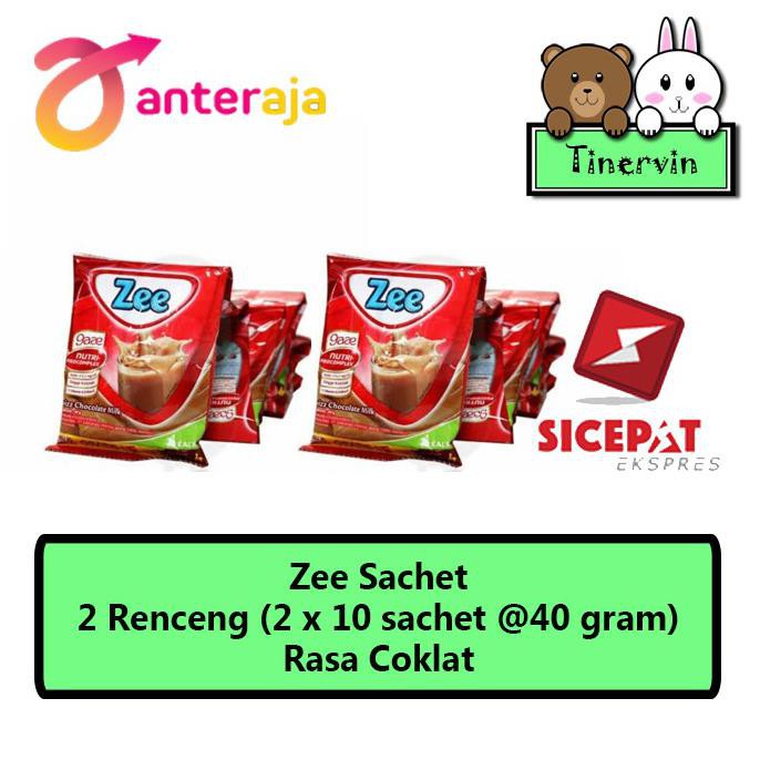 

[[BISA COD]] Zee Sachet 2 Renceng (2x10 sachet x 40 gram) Rasa Coklat BEBAS ONGKIR SPECIAL Kode 429