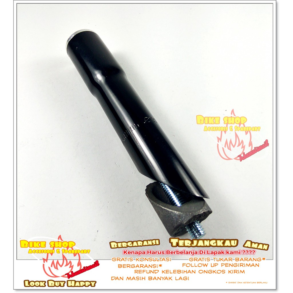 Adaptor Stem 25.4mm Hitam