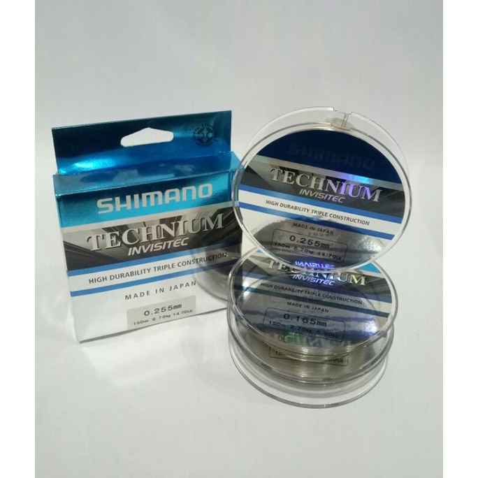 SENAR PANCING SHIMANO TECHNIUM INVISITEC 150M | 0.14mm - 0.35mm |