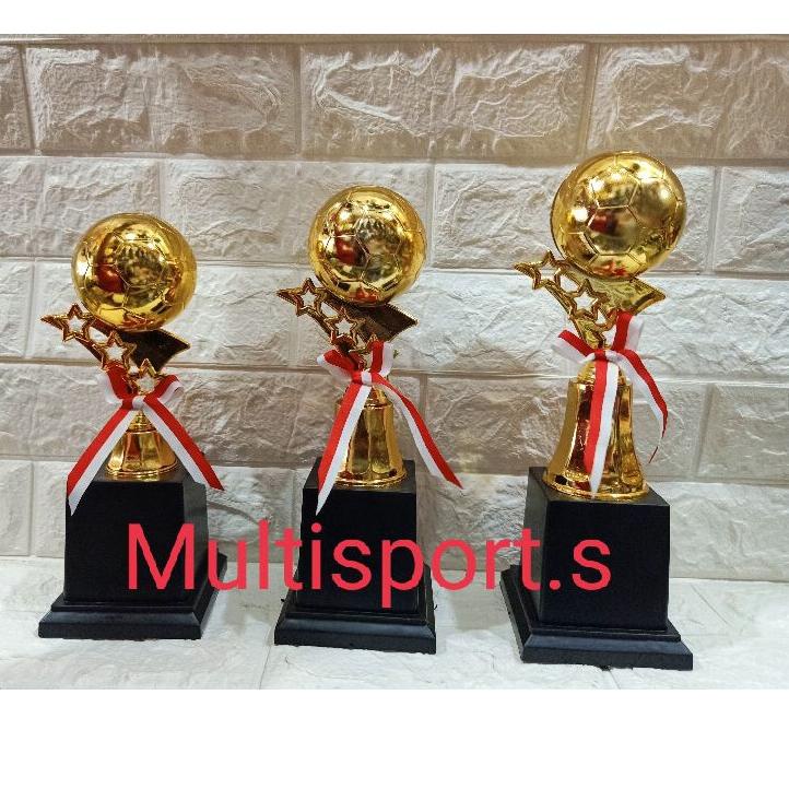 TROPHY PIALA KEPALA BOLA 1 SET 123