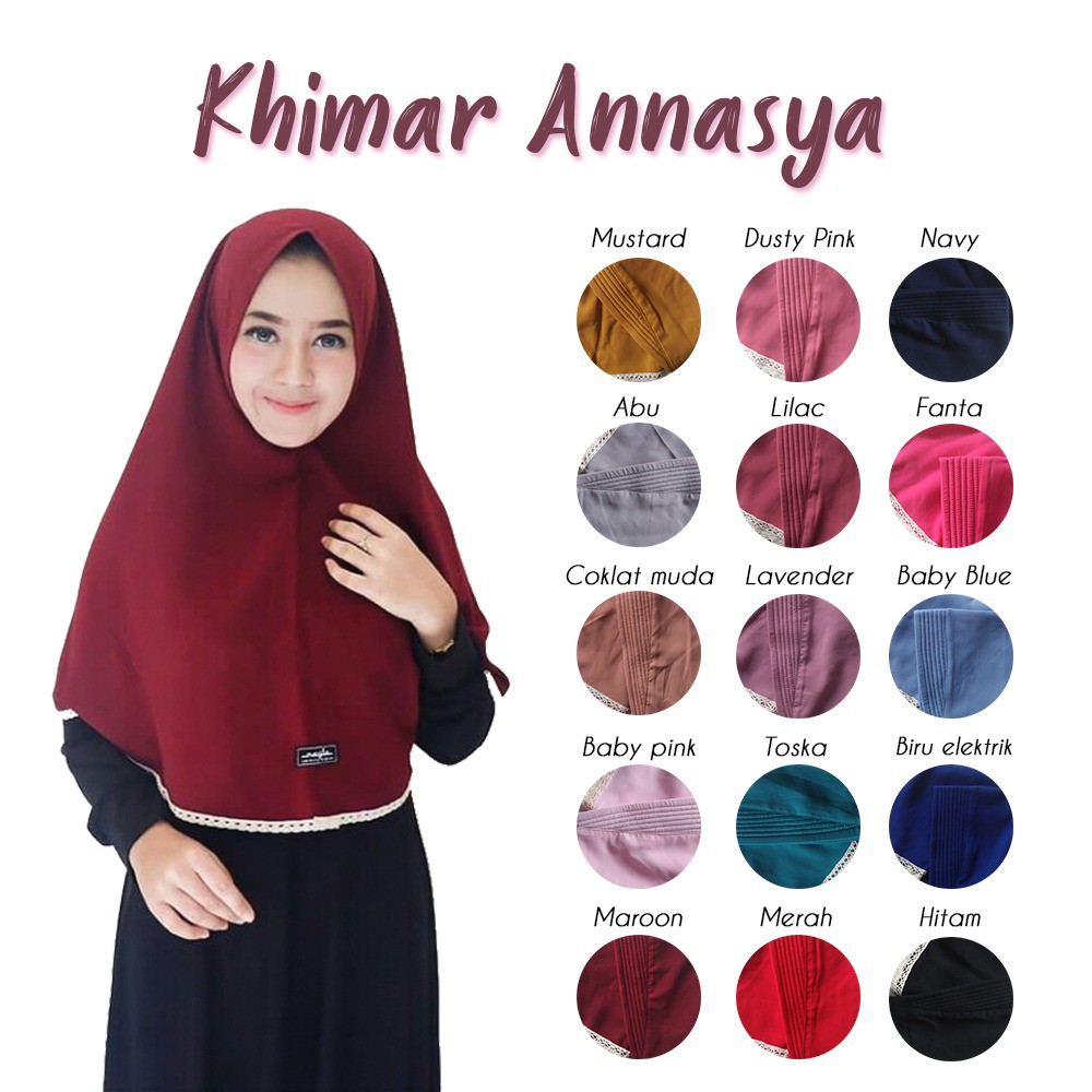 Dayli hijab instan jumbo syari annasya renda