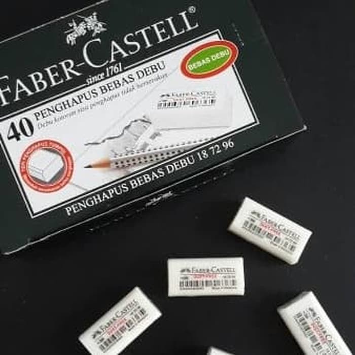 

Penghapus Faber Castell Kecil Putih/Eraser Faber/Hapusan Stip Faber