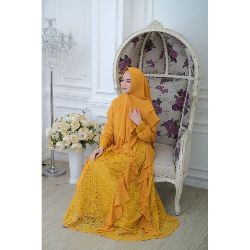 Gamis Delafina Syari Original By Fazle Collection