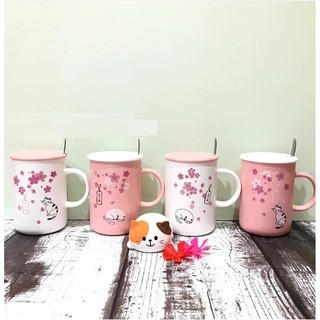 MUG CANGKIR KERAMIK BONUS SENDOK STAINLESS GAMBAR DINOSAUR DINOSAURUS