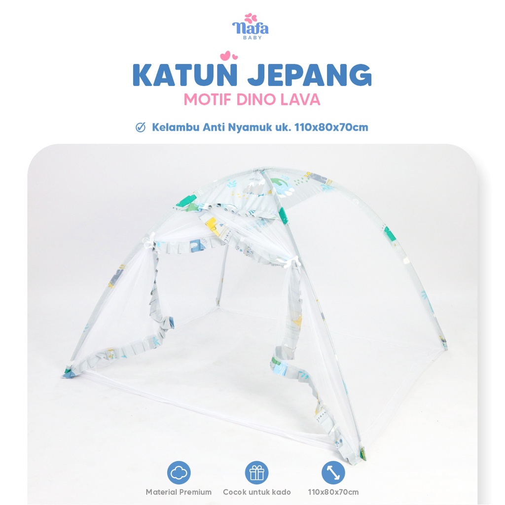 NAFA BABY - Kelambu Bayi Anti Nyamuk | Kelambu Tenda Katun Jepang