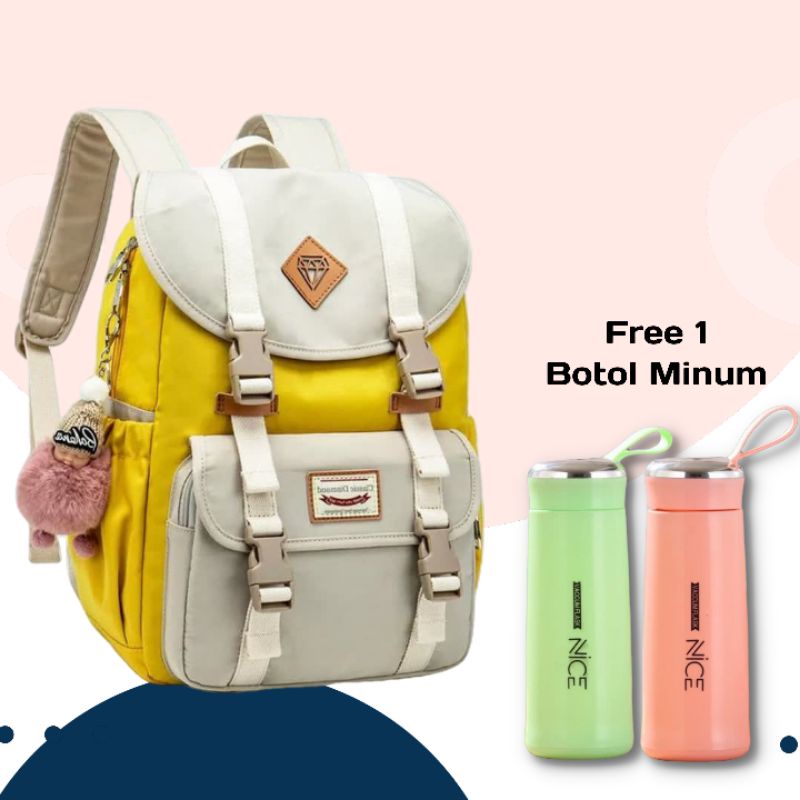 Back Pack Wanita Tas Ransel Anak Fashion Cewek Tas Ransel Diamon Tas Sekolah