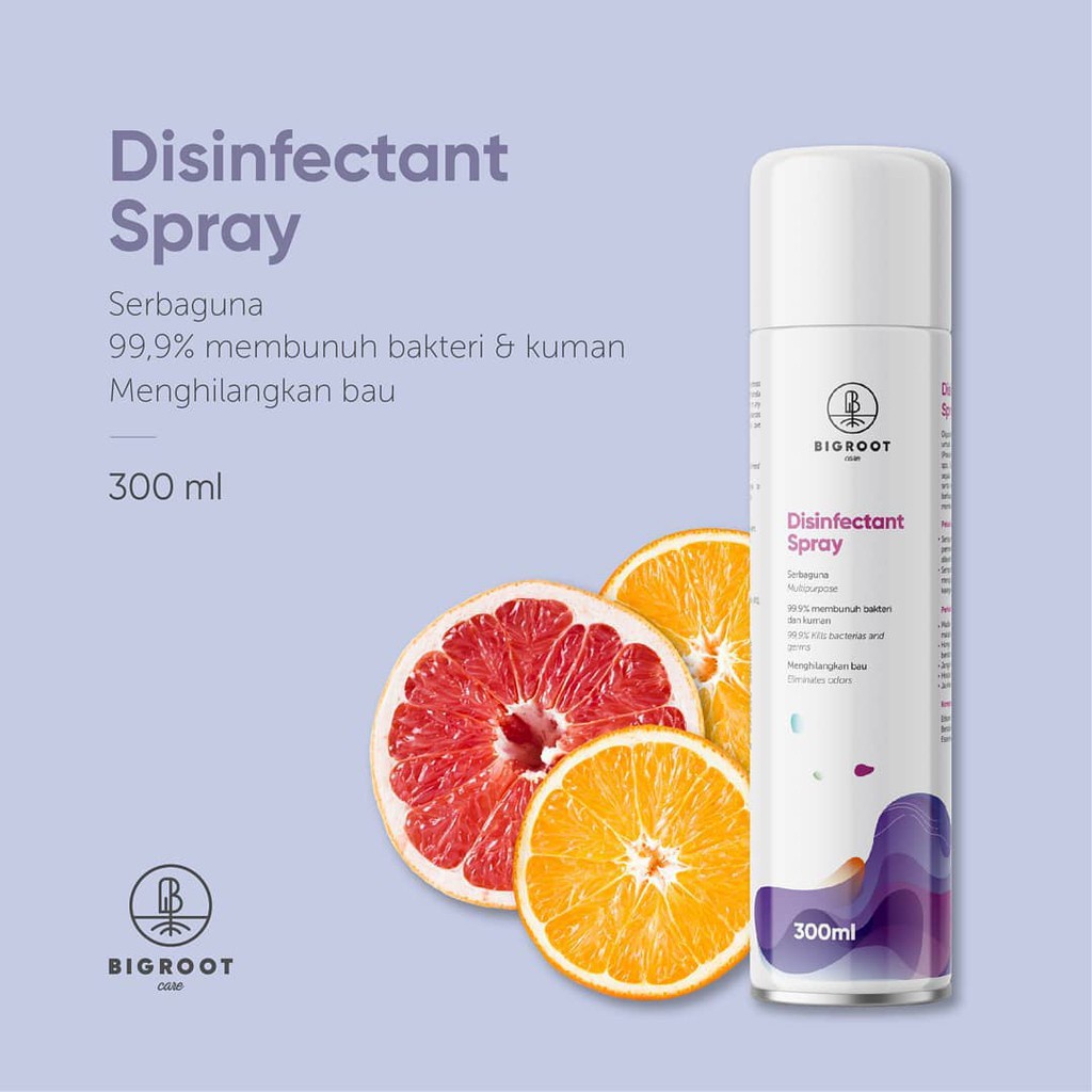 (READY &amp; ORI) Bigroot Desinfectant Spray food grade BPOM 300ml