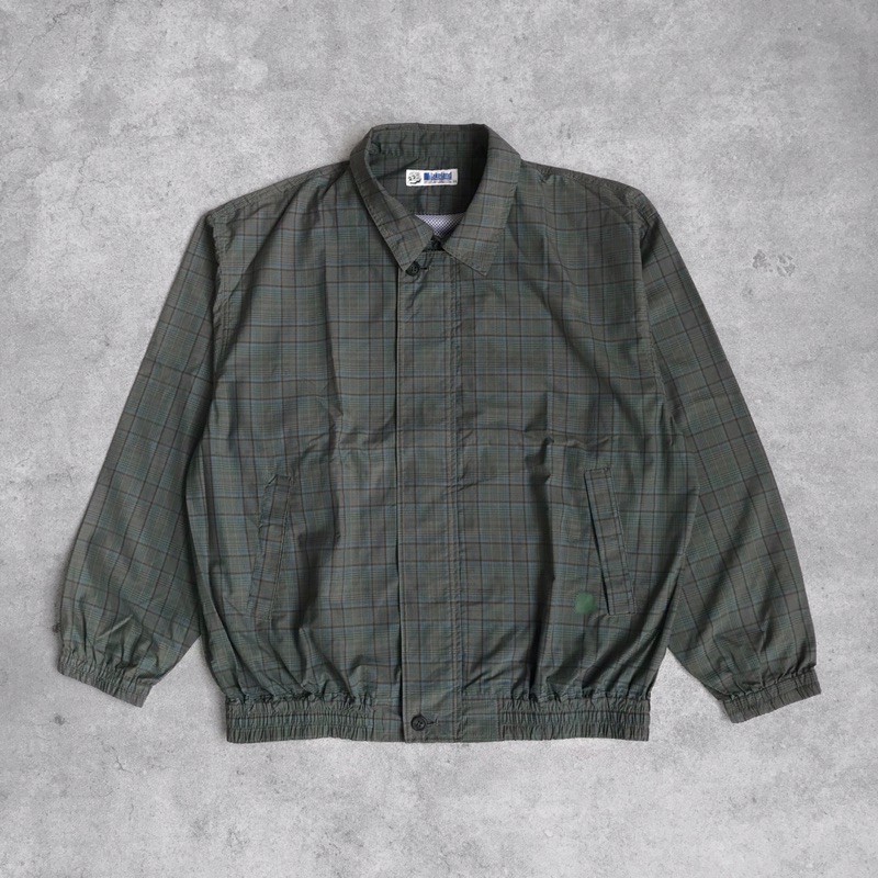 THRIFT - SECOND STUFF JACKET LAKE LAND TARTAN GOLF JAKET VINTAGE BEKAS
