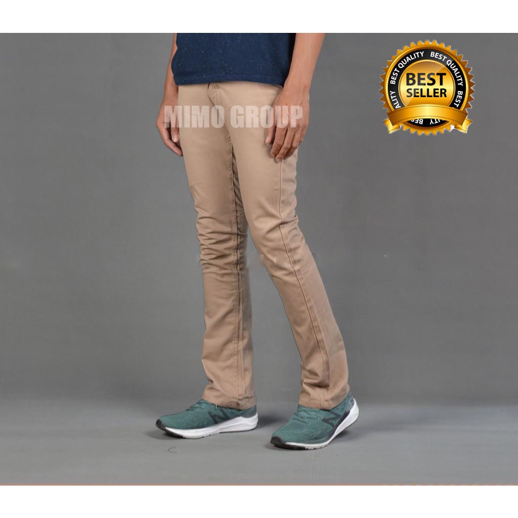 Chinos Panjang Cutbray Size 27-38 Unisex