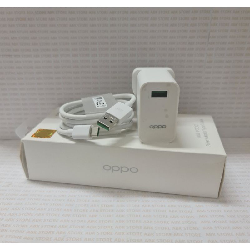 Charger VOOC 30W OPPO Reno3 Pro | Reno 4 Pro Usb Type C Fast Charging Original 100%