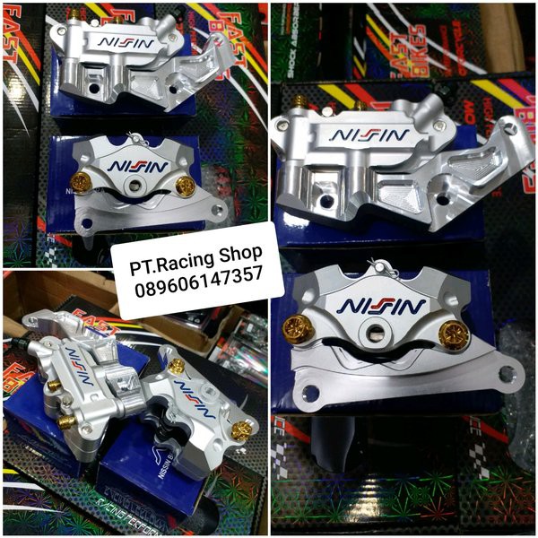 KALIPER NISSIN MONOBLOK NMAX DEPAN BELAKANG 1 PAKET