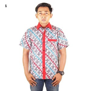 Kemeja Hem Batik Samudra Warna 5