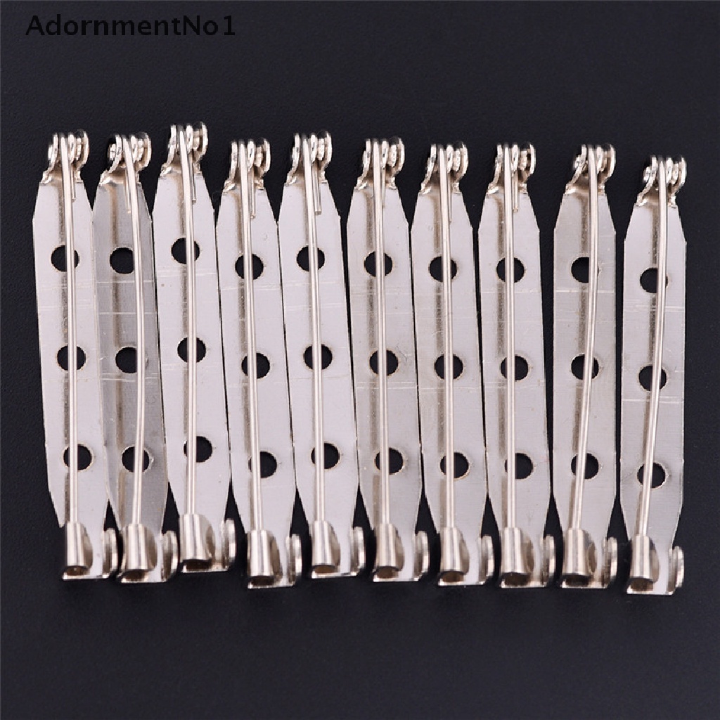 (AdornmentNo1) 10pcs Pin Bros DIY Ukuran 15-40 mm Untuk Kerajinan Tangan