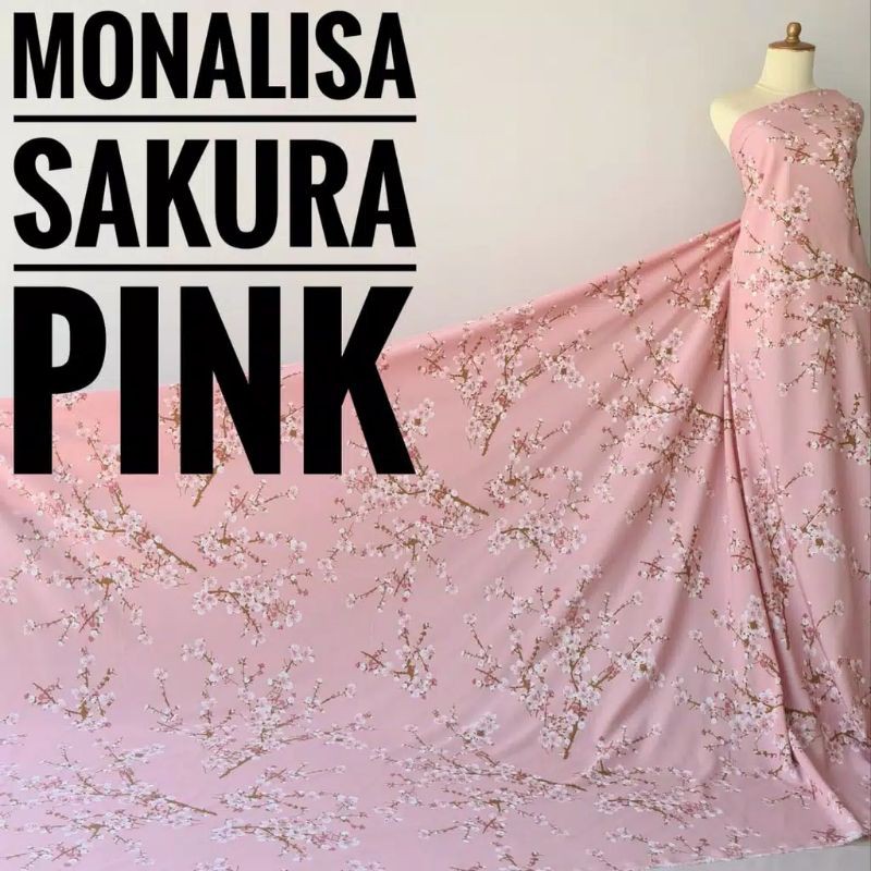 Kain Wolfis Monalisa Sakura Pink