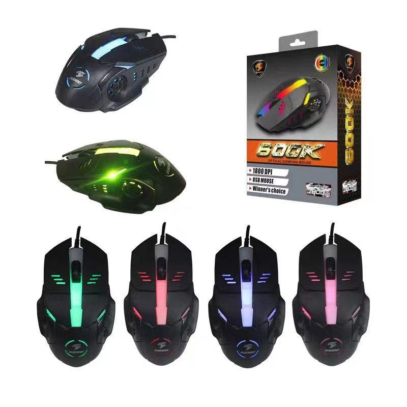 Mouse Kabel Gaming LED quideny 600K for PC/Laptop