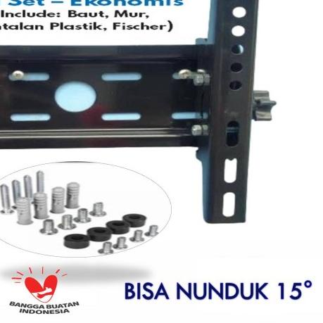 Bracket Braket Smart TV 32 40 42 43 Inch Sony Toshiba Aqua Polytron - LOKAL