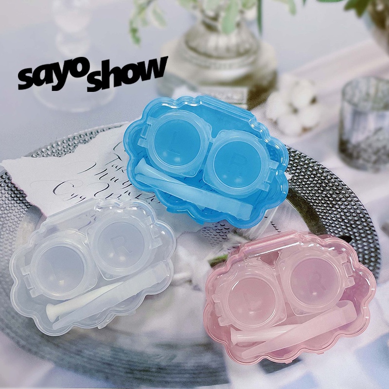 SAYOSHOW - Softlens Case / Tempat Softlens Transparan Awan