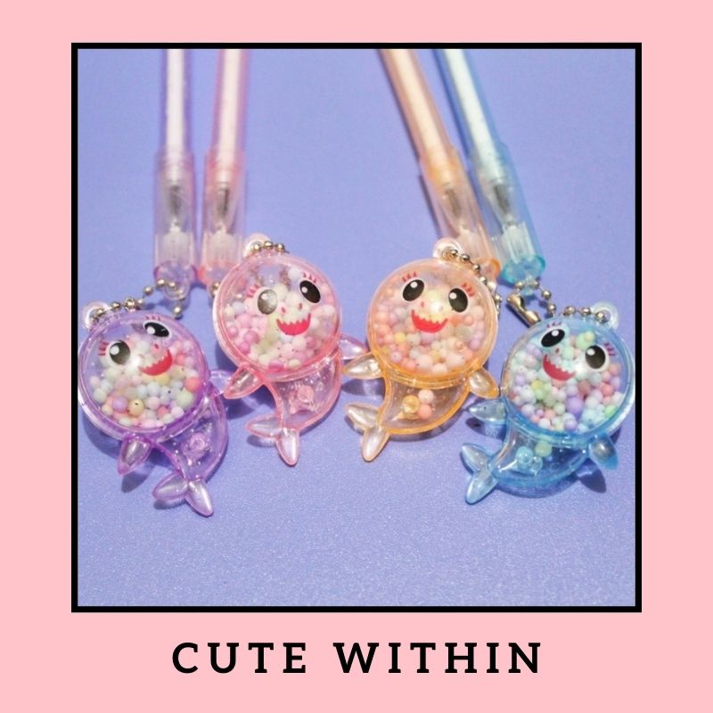 

PULPEN GANTUNGAN BABY SHARK PEN GANTUNGAN KARTUN HIU LUCU