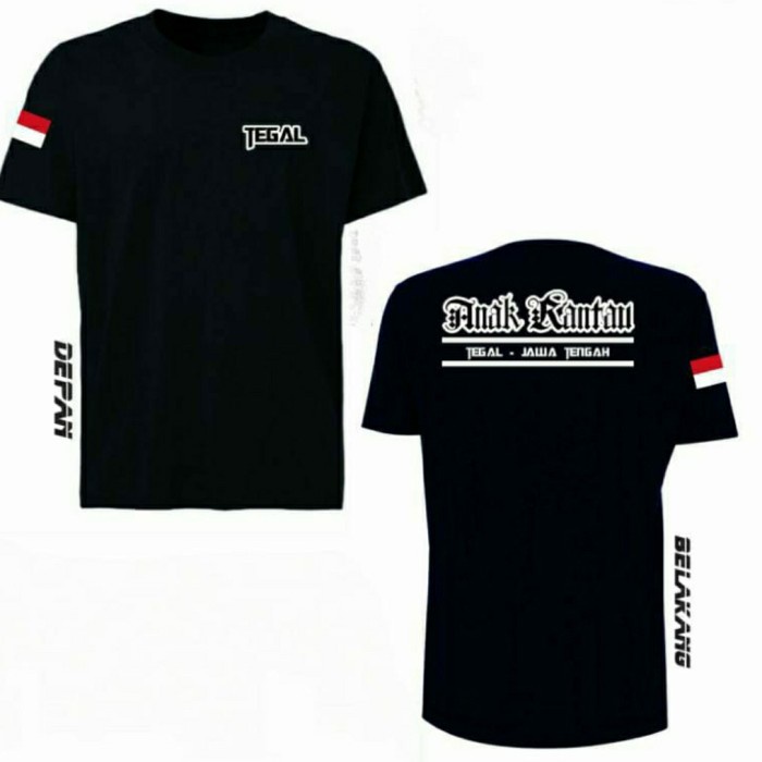 BAJU KAOS TEGAL ANAK RANTAU / KAOS DAERAH / BISA COD TSHIRT BAJU PRIA KEREN