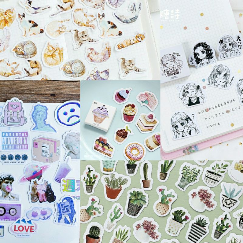 

STIKER AESTHETIC DAN STIKER LUCU 45 PCS BERVARIASI