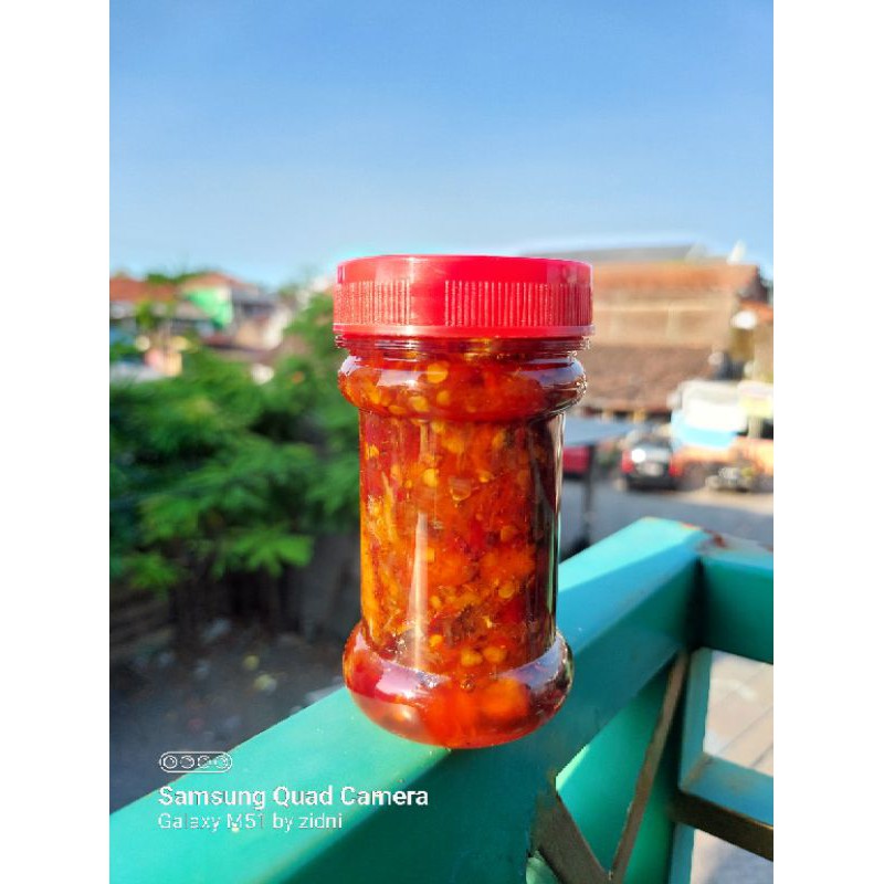 

sambal ikan asap (pedas manis dan super pedas) botol 150ml