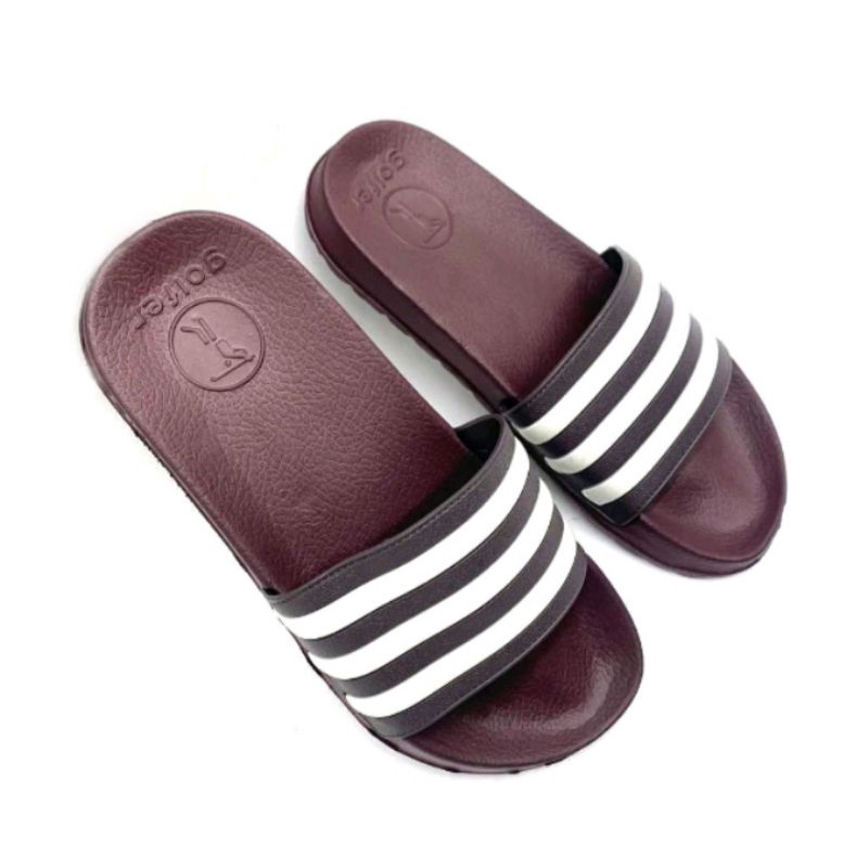 Sandal Pria / Sandal Slip on Cowok Karet Ringan