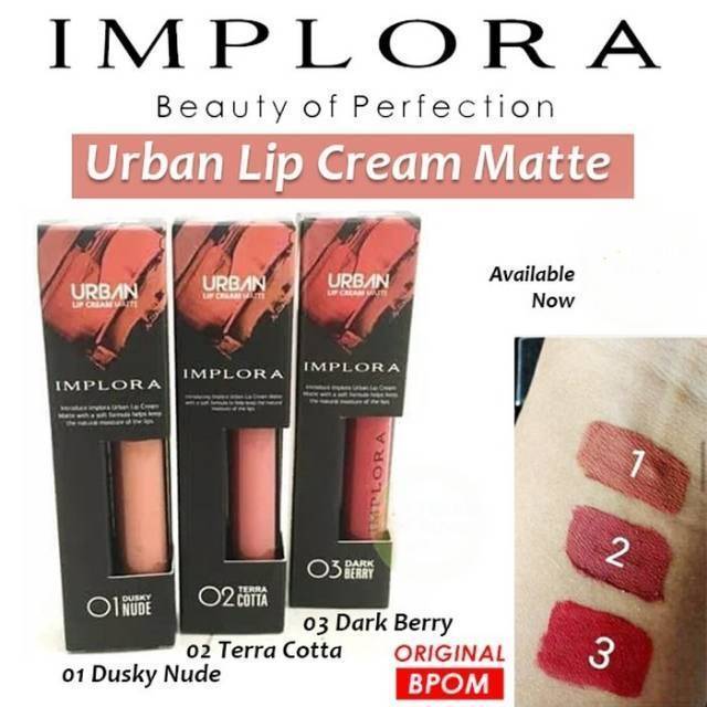 LIP CREAM IMPLORA MATTE URBAN ORIGINAL