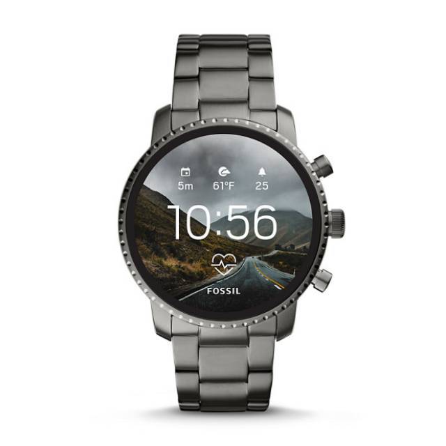 SMARTWATCH FOSSIL Q EXPLORIST GEN 4 FTW4012 SMOKE GREY STAINLESS STEEL ORIGINAL