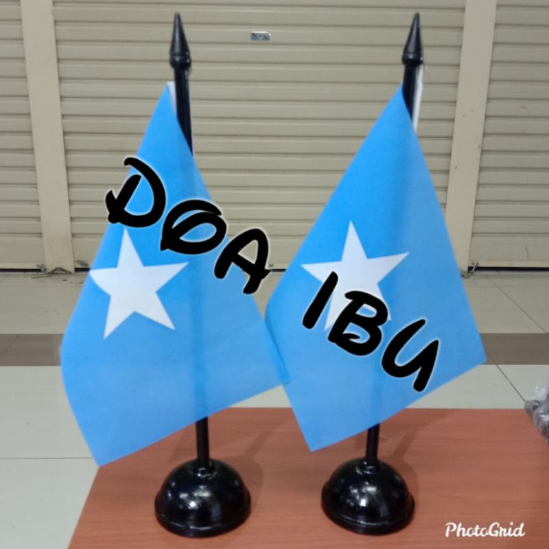 

best seller tiang kayu meja+bendera SOMALIA ready stock